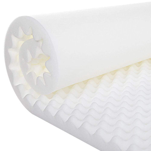 Alwyn Home Wigan Breathable 1.5inch Convoluted Egg Crate Foam Mattress